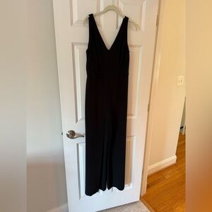 Adrianna Papell Elegant Black Sleeveless Jumpsuit